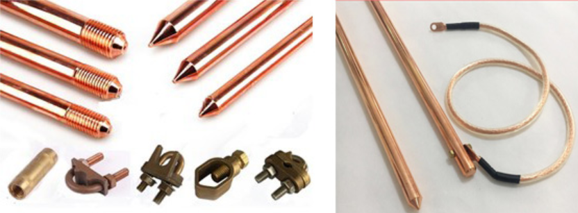 Cọc tiếp địa và phụ kiện lắp ráp