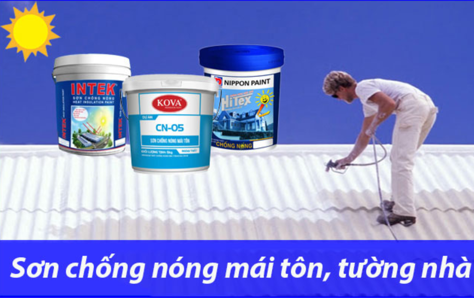 Báo giá sơn chống nóng mái tôn kova ở tphcm