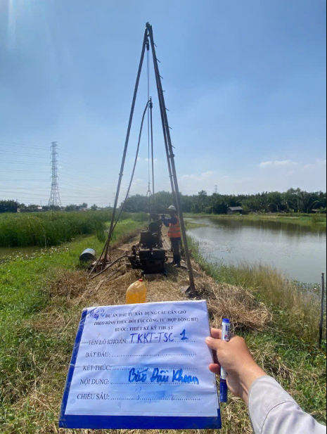 thi công khoan lấy mẫu địa chất tại tỉnh trà Vinh