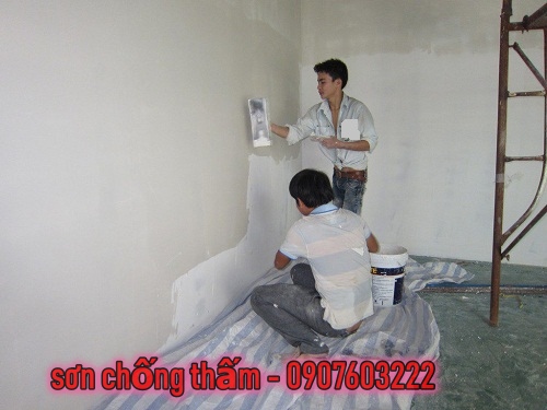 xử lý chống thấm tường, sơn chống thấm tường hiệu quả nhất.