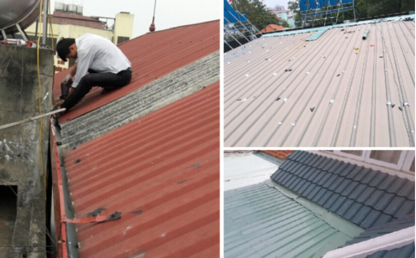 Chuyên xử lý chống dột mái tôn ở vực Thuận An