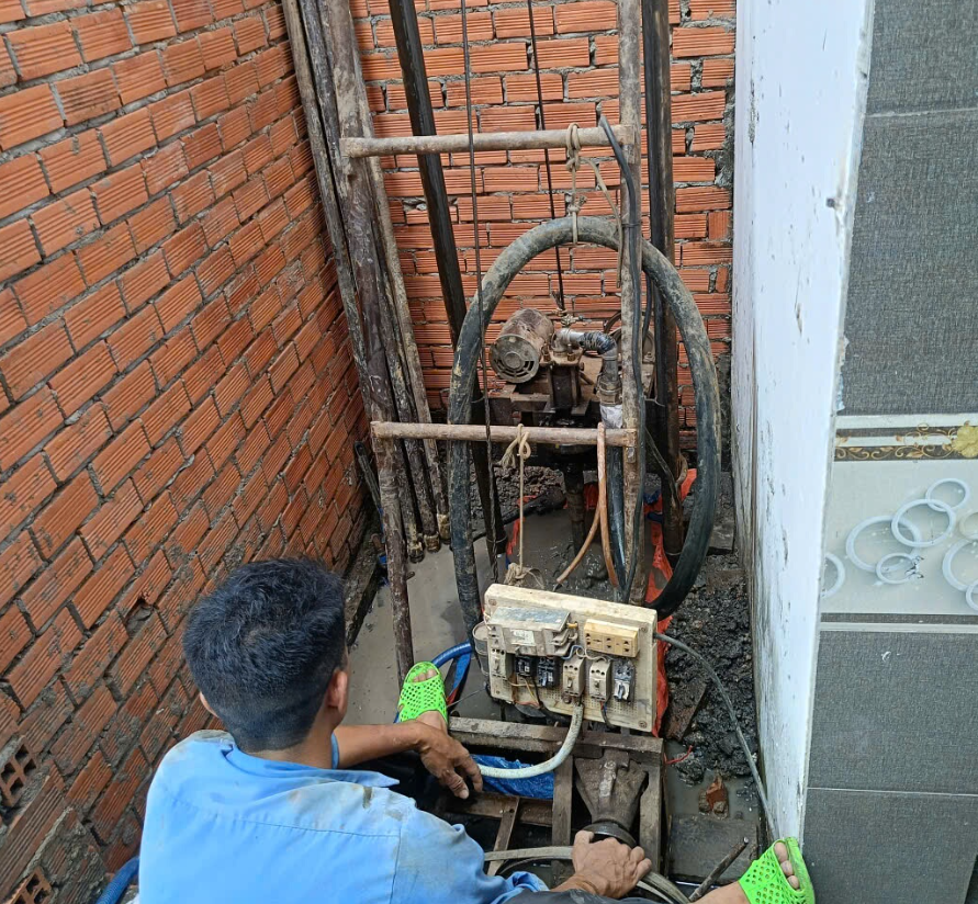 Nhận khoan giếng nước ngọt tại Bến Cát