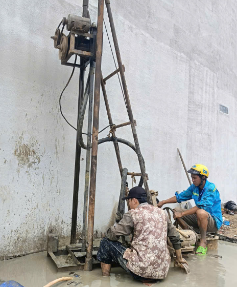 Thi công khoan chống sét tiếp địa khu vực quận 8