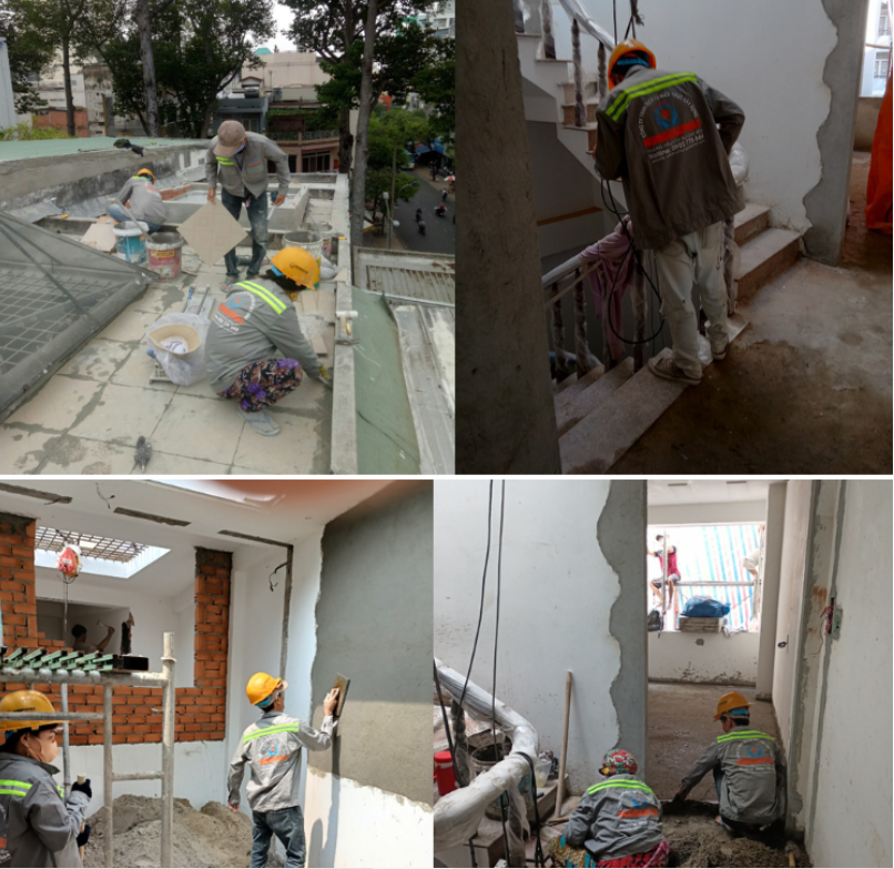 Đội ngũ thợ sửa nhà ở tại Tân Uyên