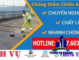 Thợ chống thấm dột tại bình dương - chống thấm giá rẻ