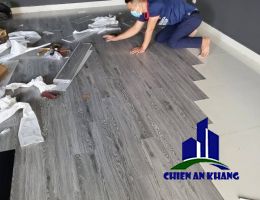 Thi công làm sàn nhựa giả gỗ tại quận 3