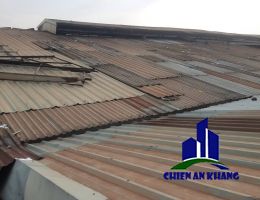 Thợ chống dột mái tôn nhà xưởng tại Tp Thuận An