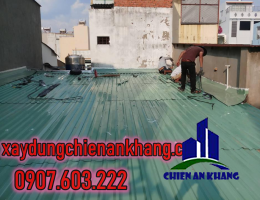 Thợ làm mái tôn tại huyện củ chi giá rẻ LH 0907.603.222